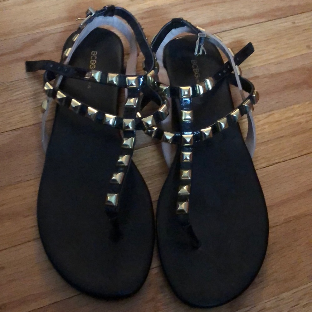 BCBG “spiked” sandals